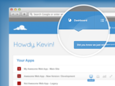 Cloudsnap Dashboard