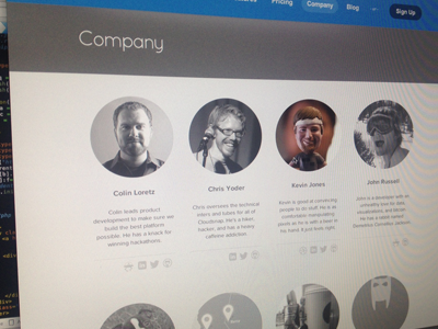 Company Page avatars bios cloudsnap company photos reno