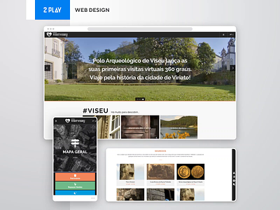 VisitViseu - Web Design city design portugal travel ui viseu web website