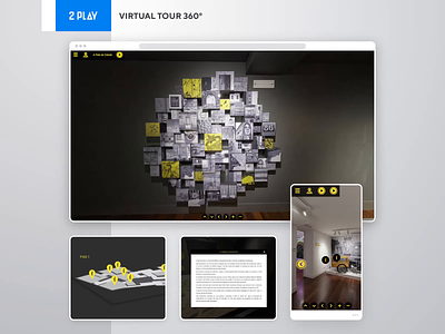 MHC - Virtual Tour 360º & Web Design 360 degree 360 view design interactive museum ui virtual tour web website