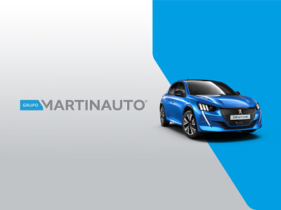Grupo Martinauto - Branding audi auto blue brand car cars clean colors design gray inspiration logo logo inspiration logoconstruction logodesign mechanic peugeot skoda volkswagen