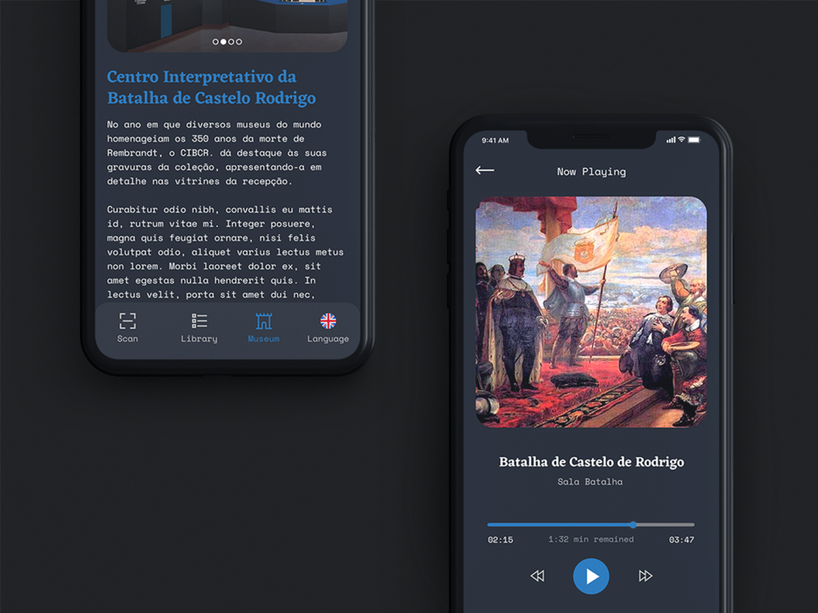 Museum Audio Guide Concept - Mobile App by 2Play on Dribbble