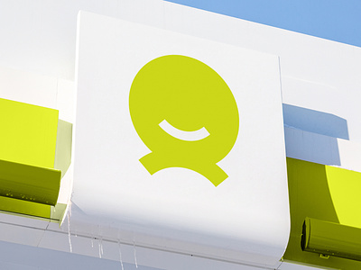 QuereGas | Gas station brand gas gasstation green logo smile symbol