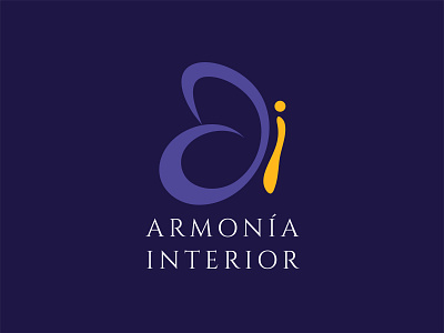 Armonía Interior brand branding branding design design illustration logo vector