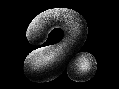 Letter — A 36 days of type adobe black black and white bubble drawing fontself gradient hand lettering letters minimal procreate sketch sphere type typography white