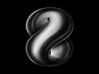 8 — (35/36) 36daysoftype 3d black design designer hand lettering illustration illustrator procreate type typography