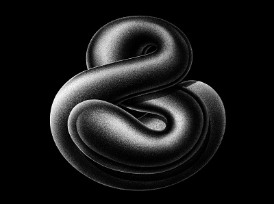 & — (37/36) — Ampersand 36 days of type 3d ampersand art black design designer hand lettering illustration illustrator procreate type typography