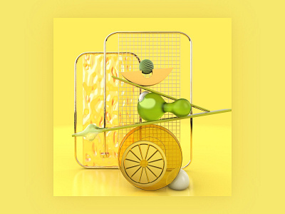 Abstract Object - Lemonade