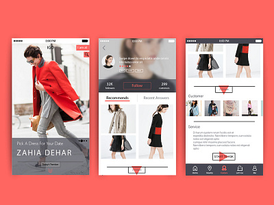 IGO Fashion App app clothes e commerce fashion features orange pictures seller trend woman