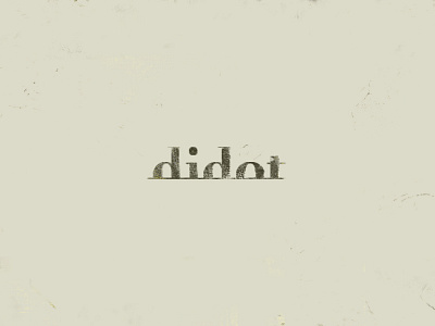 Didot didot old texture