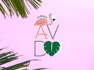 AVD Bachelorette Logo bachelorette flamingo lastflamingle logo