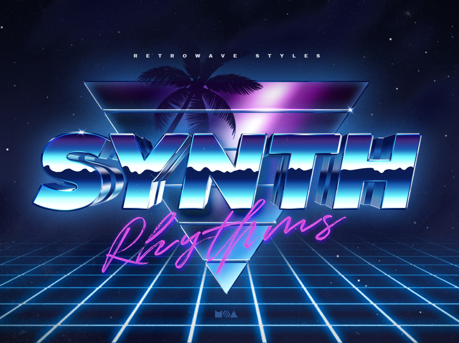 80s Retro Text Effects by Anatoliy on Dribbble
