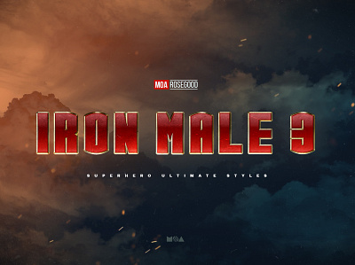 Superhero Ultimate Text Effects vol.1 3d avengers comics dc effects hero iron ironman logo man marvel mockup photoshop style styles superhero template text thor type