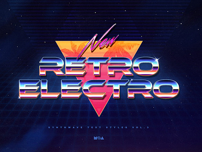 80`s Retro Text Effects vol.3 Synthwave Retrowave 1980s 3d 80`s 80s effect effects label logo mockup neon new photoshop retro retrowave style styles synth synthwave text wave