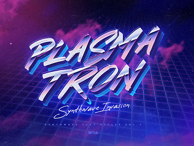 80`s Retro Text Effects vol.3 Synthwave Retrowave 1980s 3d 80`s 80s effect effects label logo mockup neon new photoshop retro retrowave style styles synth synthwave text wave