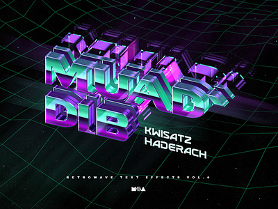 80`s Retro Text Effects vol.4 Synthwave Retrowave 3d 80`s 80s arrakis dune effect effects label logo mockup muaddib neon photoshop retro retrowave style synth synthwave text wave