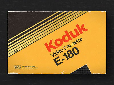 VHS Retro Videocassette Templates vol.1