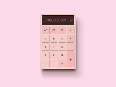 Daily UI #004 — Calculator