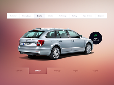 SKODA redesign - exterior page