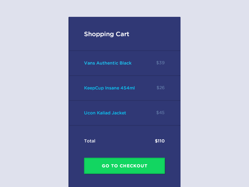 Shopping Cart animation checkout gif shopping cart store website