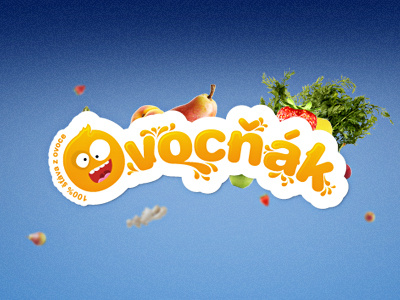 Ovocnak Logo fruit juice logo