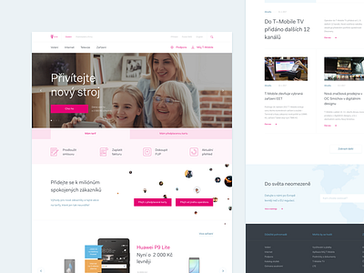 T-Mobile – Homepage design homepage landingpage redesign telecommunications tmobile ui ux web webdesign