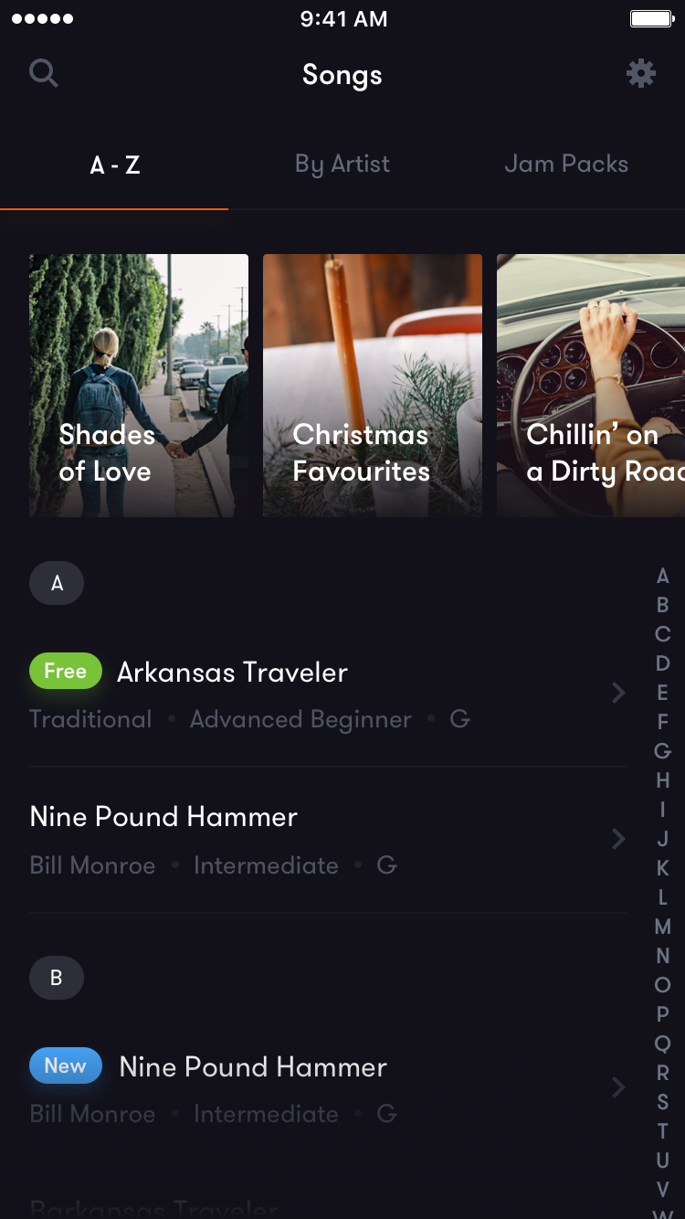 Tunefox App – Song List By Jaromir Kveton For Soulmates On Dribbble