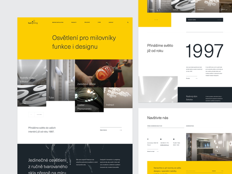 Luxlighting – Homepage By Jaromir Kveton For Soulmates On Dribbble