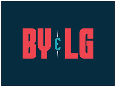 By & Large Agency Branding design illustration logo typography