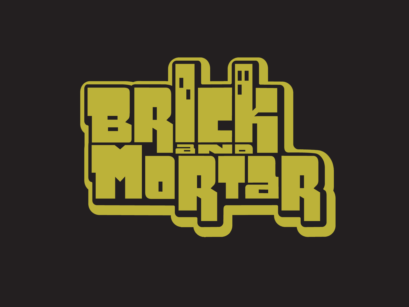 Brick And Mortar Logo By Brendan Kennedy On Dribbble