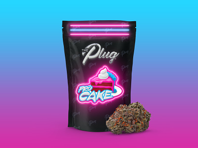 The Plug Cannabis Flower Packaging branding design graphic design illustration logo package design typography vector