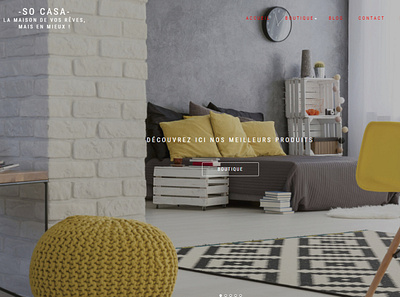 SITE --- SO CASA 2020 decor decoration designer ecommerce home internet landing page maison theme design ui ux web design wordpress wordpress design wordpress theme