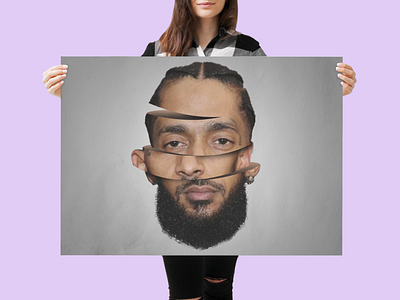 NIPSEY HUSSLE ---[T-SHIRT/POSTER]