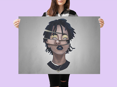 WILLOW SMITH I ---[T-SHIRT/POSTER] affiche artwork designer digital art family head hiphop icon illustration jaden smith music photoshop poster poster design sliced wear will smith