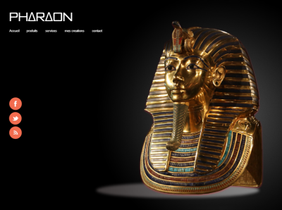 BUSTE PHARAON ---[Landing-page]