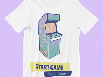 T-SHIRT---GAME ARCADE [RETRO] 16 bit 80s addict arcade enfants geek kid megadrive nintendo retro sega t shirt vintage