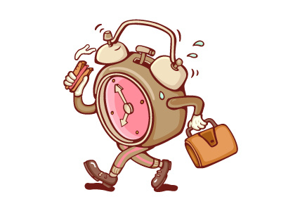 I am very busy… alarm busy clock illustration time work