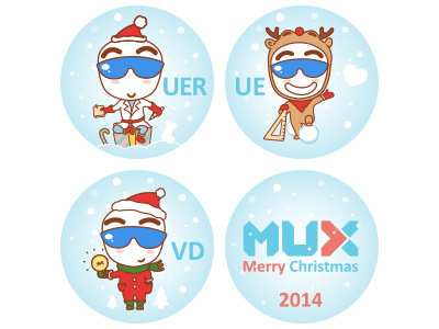2014 MUX Christmas Medal 2014 christmas medal mux snowflake winter