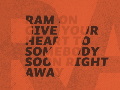 Ram On mccartney orange ram song lyrics texture