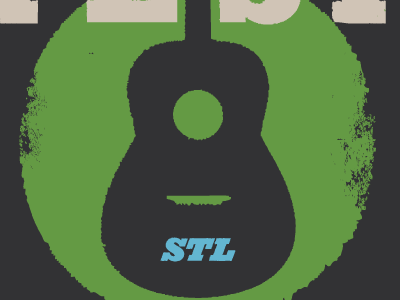 STL Guitar dark green grunge guitar shirt stl