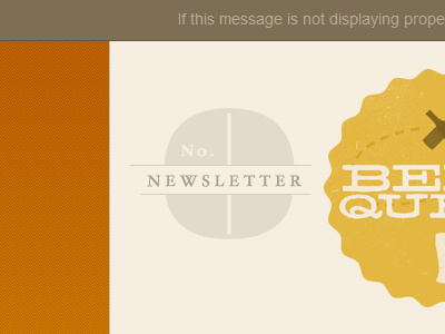 Newsletter beerque.st email newsletter