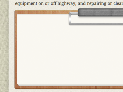 Farm Safety Clipboard clipboard farm safety paper wood