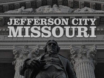 Jefferson City, Missouri capitol grey missouri thomas jefferson