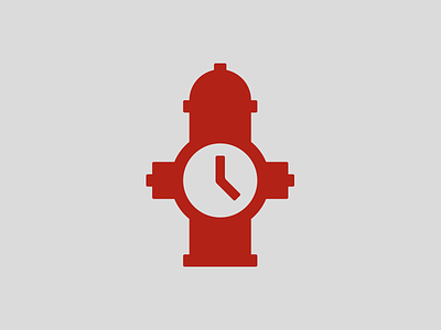 HyConn Logo clock firefighter firehose hyconn hydrant logo