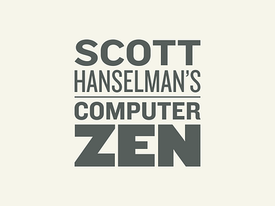 Scott Hanselman Logo blogger coder computer developer logo programming speaker