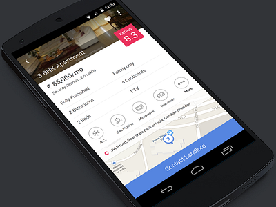 Housing.com Android app Details WIP android details housing property real estate rent