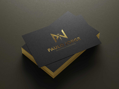 Paulo Jorge Business Card brand brand design design logo visual identity