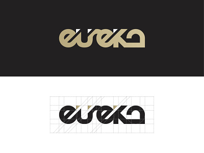 Eureka Events Logo Design branding branding design custom custom design identity illustration logo minimal precision typography vector