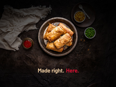 Made right here! branding branding design custom custom design deepetch food food illustration graphic design minimal photography photoshop