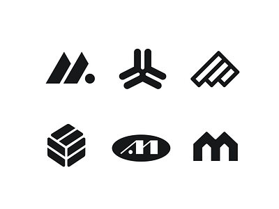 Logos for eco project in black. branding design graphic icon logo logotype vector